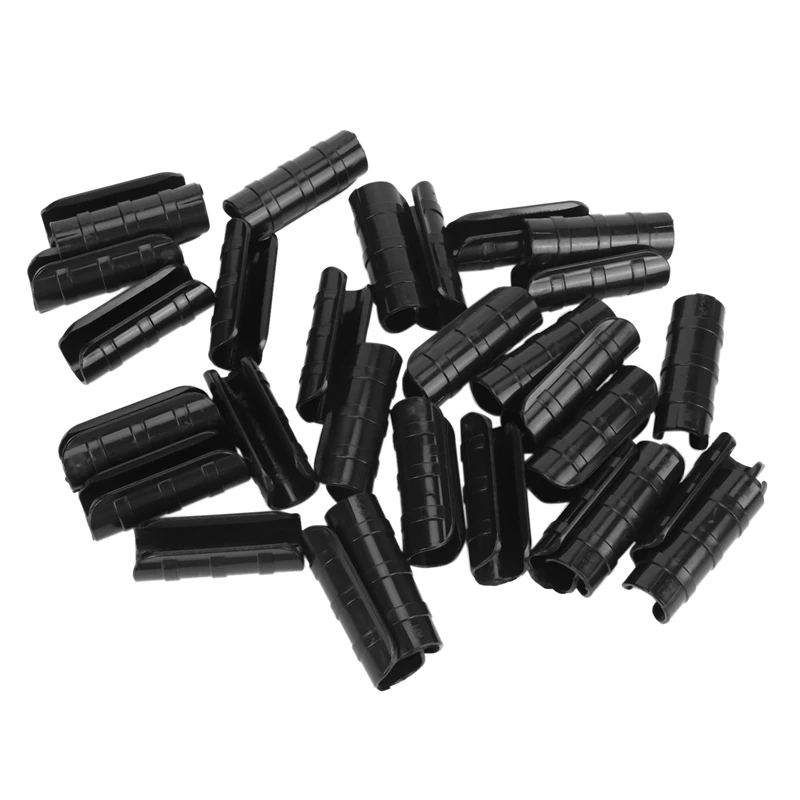 

New 30Pcs/Lot 25Mm Greenhouse Frame Pipe Clip Clamp Film Net Shade Sails Clamp Home Garden Tools Pipe Clamp Connectors