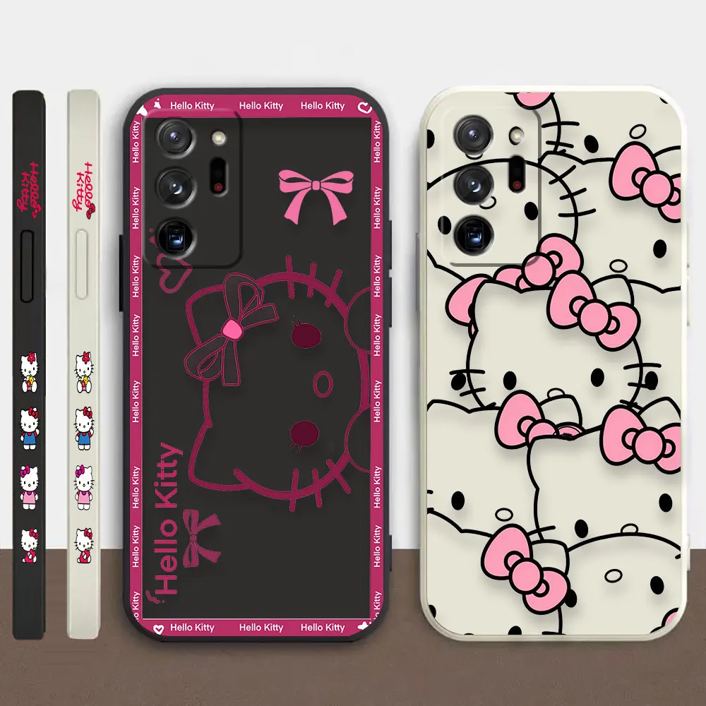

Case For Samsung A50 A30 A10 A14 Note 20 10 9 M32 M22 M12 M32 A50S A20 Pro Plus Lite Ultra 4G 5G Case Pink Hello K-Kitty