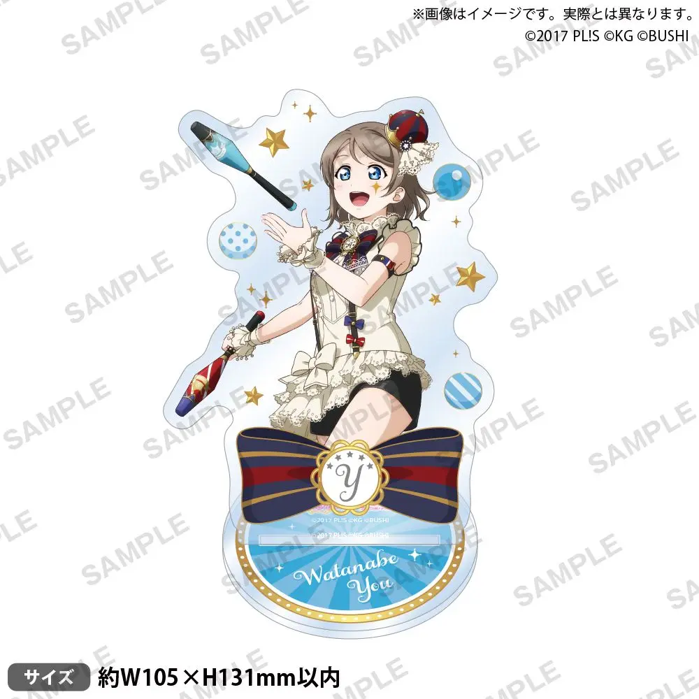 Япония Bushiroad Goods Lovelive Aqours Circus Standing Sign Периферийные устройства (art.: 3920cfe84c19f) - 3920cfe84c19f