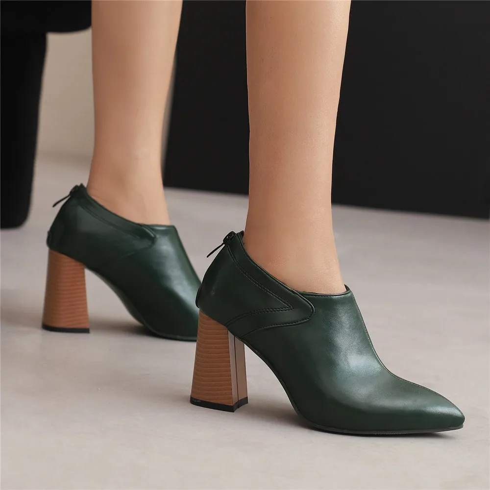 Женские туфли-лодочки на высоком каблуке черные красные