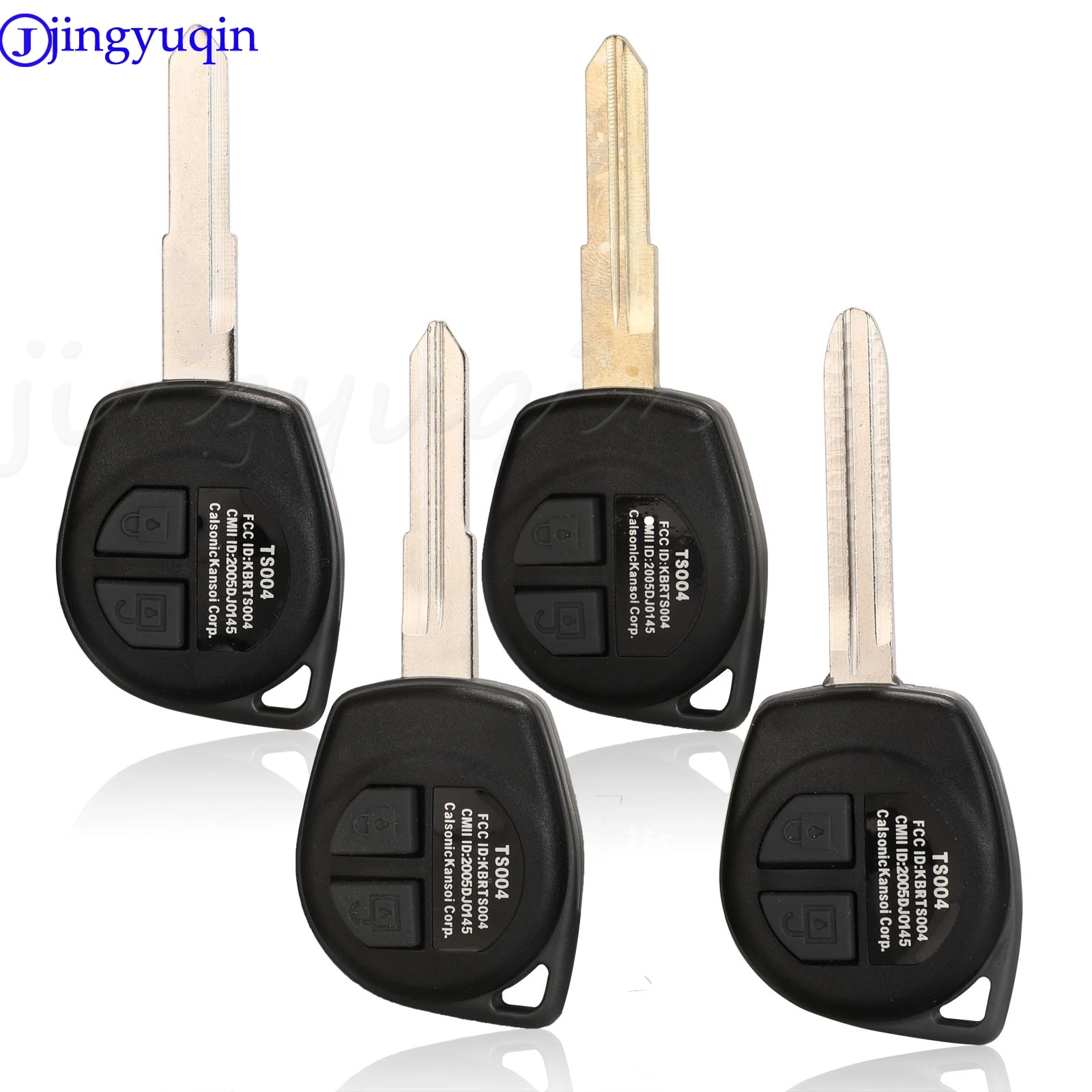 Jingyuqin 2 кнопки чехол для дистанционного ключа + накладка на кнопку Suzuki Grand Vitara Igins