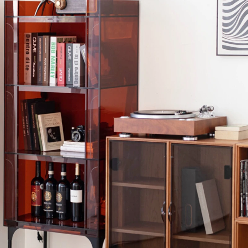 Деревянные металлические стеллажи Полка середины века Книжные полки