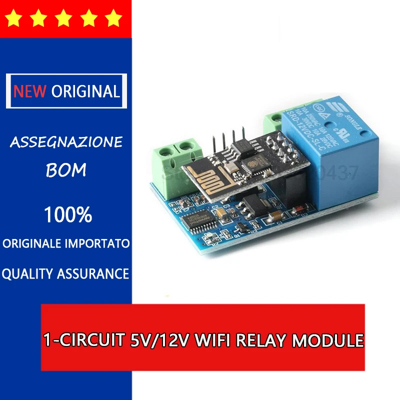 Реле Wi-Fi ESP 8266 5 В 12 дистанционное управление через Интернет вещей приложение для