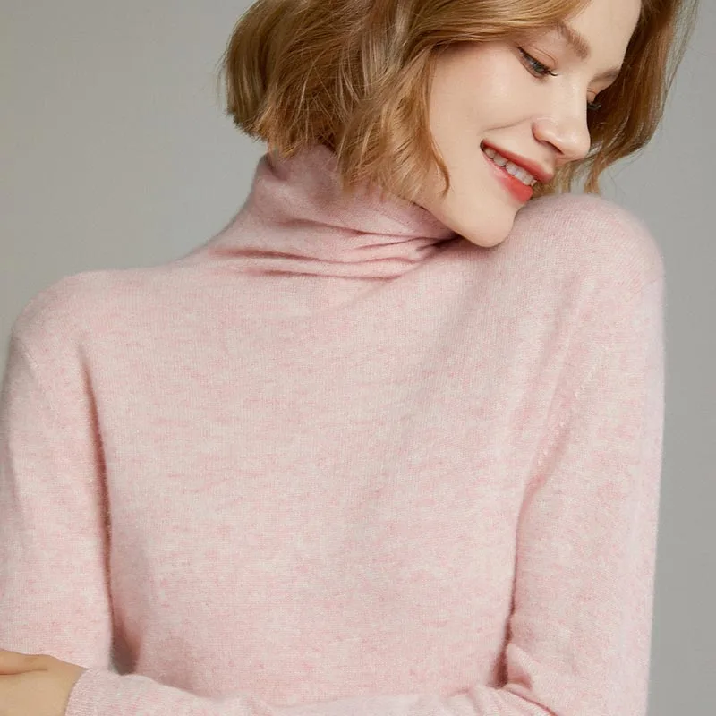 Женские топы 100% из чистой пашмины вязаные пуловеры лидер продаж зимние мягкие