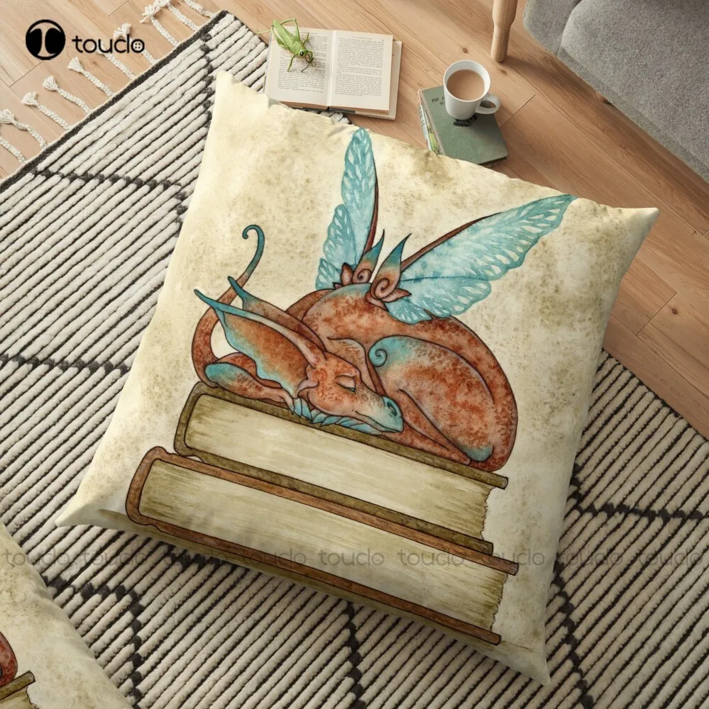 

Nap Time Throw Pillow King Size Pillows Polyester Linen Printed Zip Decor Pillow Case Home Hotel Fashion Bedroom Square Cushion