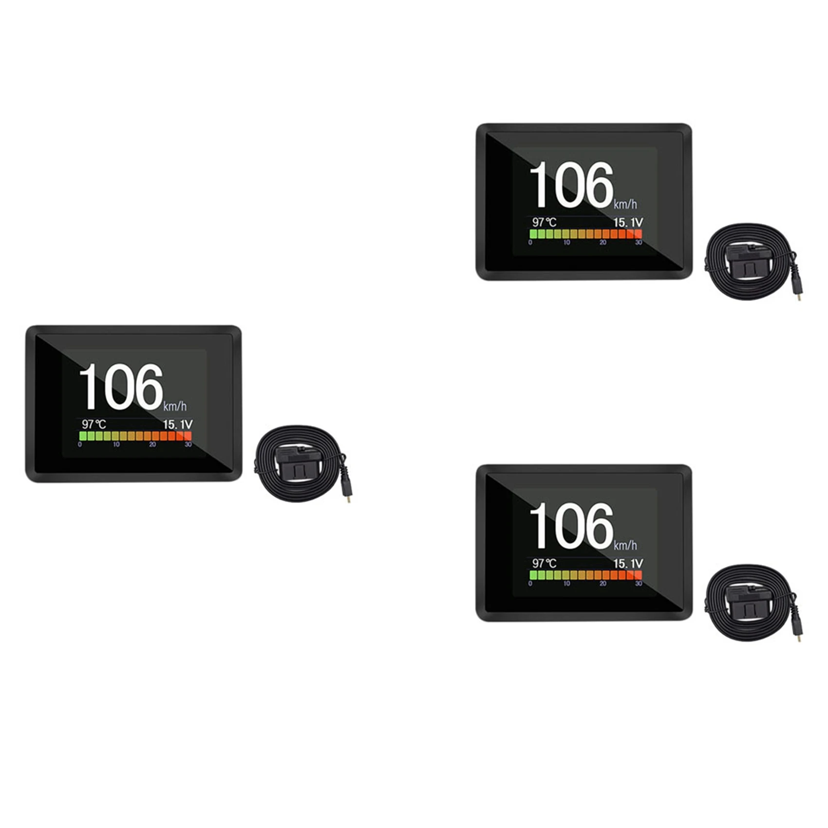 

3X for Car A203 OBD2 On-Board Computer Car Digital Computer Trip Display Speed Fuel Consumption Gauge OBD2 Scanner