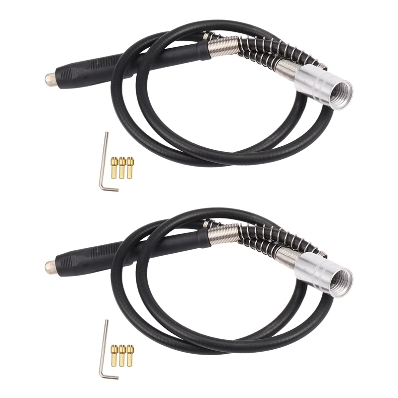 

2 Set 42Inch 107Cm Corded Grinding Electric Flex Flexible Shaft For Dremel Power Rotary