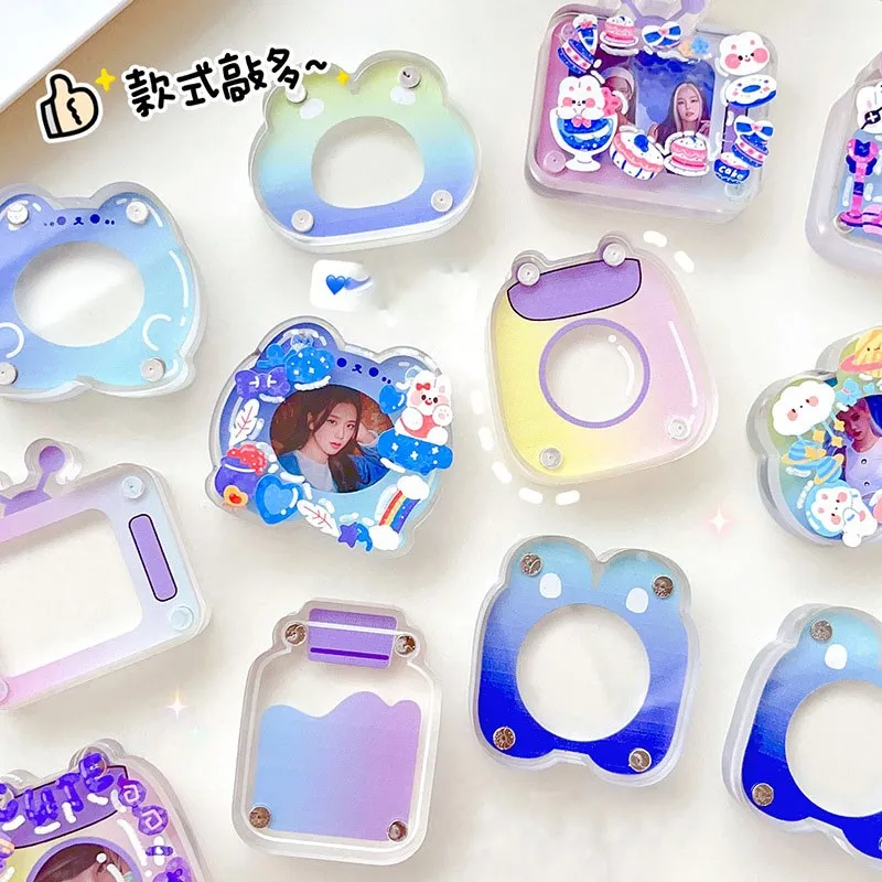 

Прозрачная открытка-органайзер «сделай сам», акриловая магнитная рамка