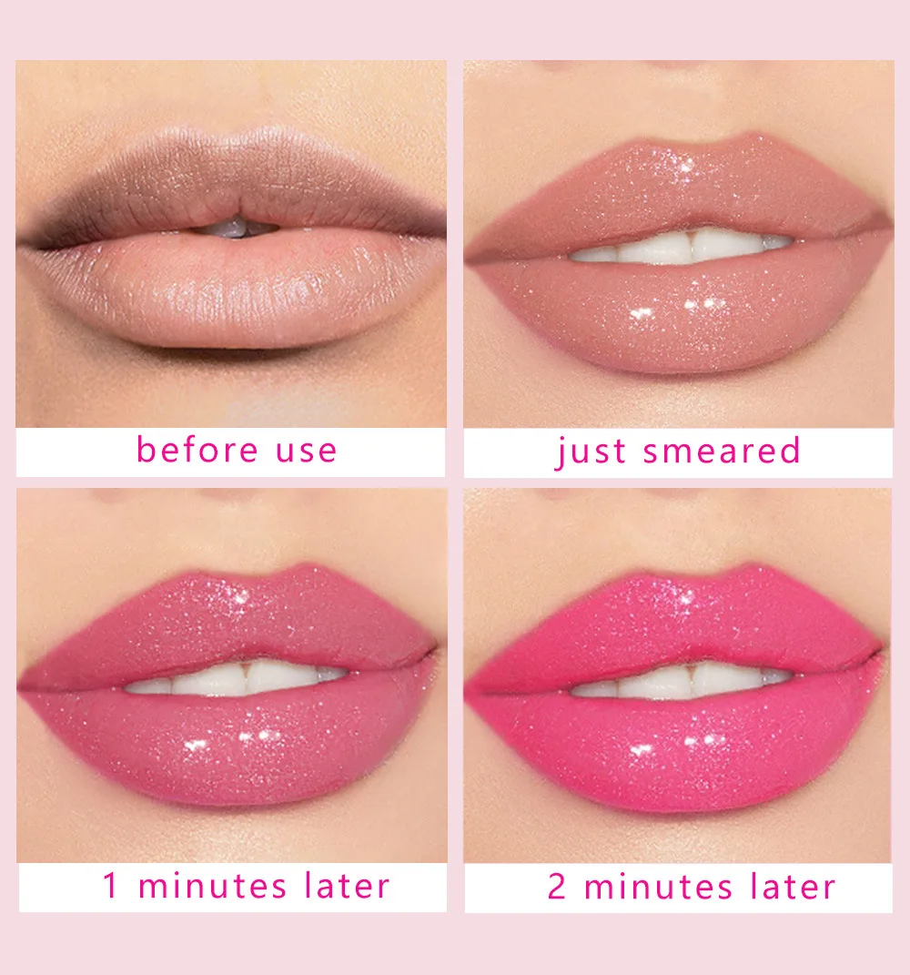 Волшебное масло для губ меняющее цвет индивидуальный логотип увлажняющее