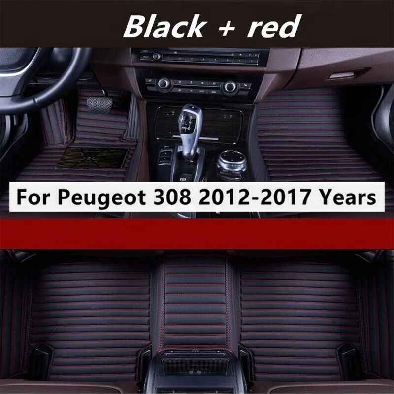 

Автомобильные коврики для Peugeot 308 2012-2017, аксессуары для ног