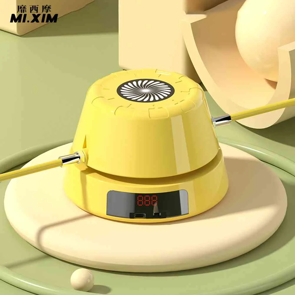 

Skipping Rope Machine Sets Cordless Skipping Smarts Jump Rope LCD Screen Counting Speed Counter Fitness Exercise Body Building