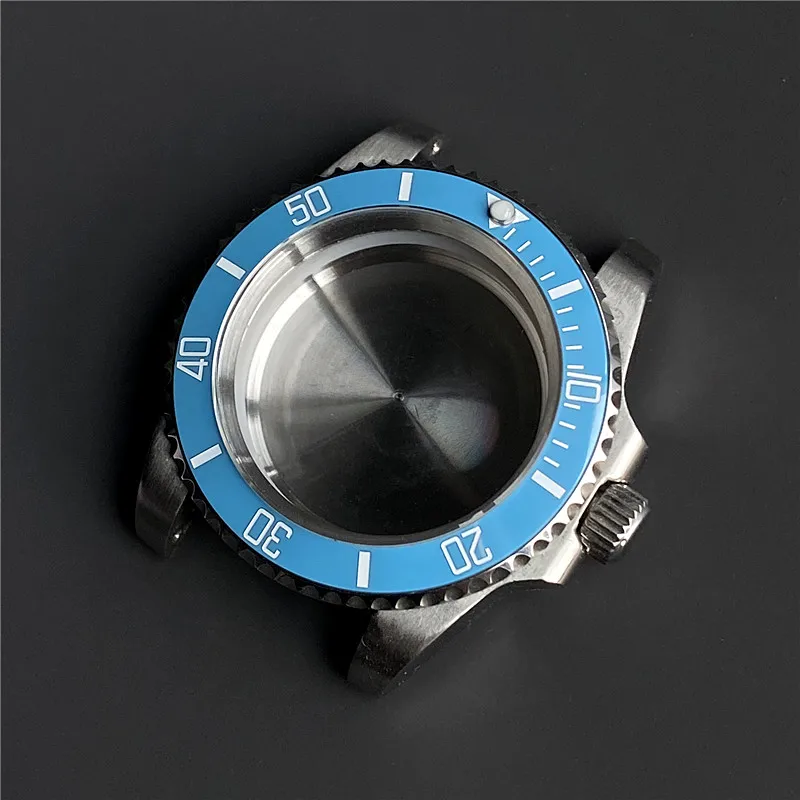 38mm 007 sub turquoise Light Blue Ceramic Watch Bezel Insert Case For Diving NH35 NH36 Movement Seiko SKX007 ring Replacement