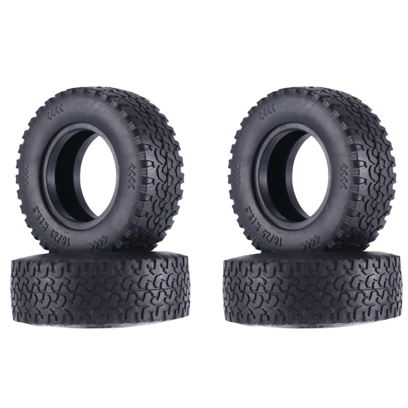 

HOT-4PCS 75Mm 1.55 Inch Rubber Tire Wheel Tyre For Axial UTB18 Yeti Jr RC4WD D90 TF2 Tamiya CC01 LC70 MST 1/10 RC Car