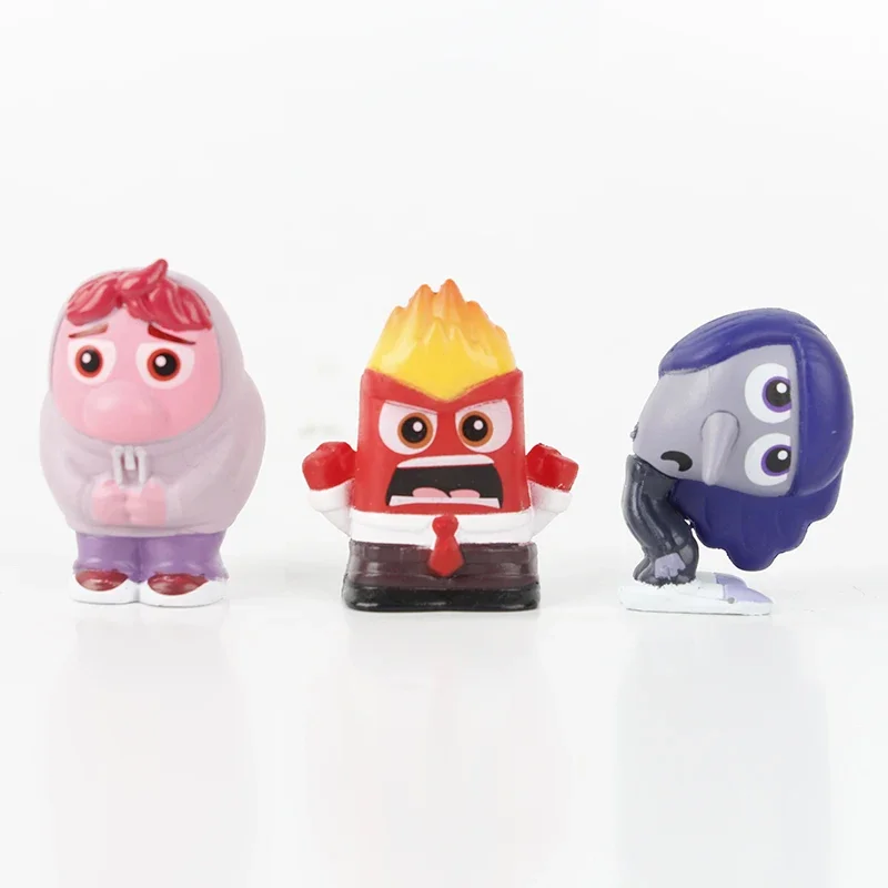 9 шт./компл. мини-фигурка Inside Out 2 игрушка из мультфильма радость тревога гнев smutek