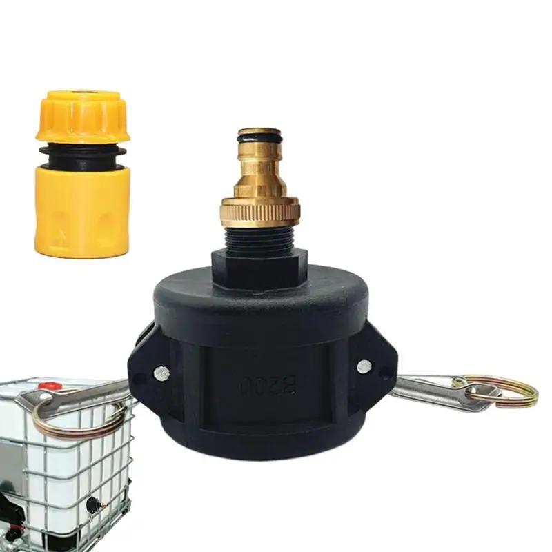 

Ibc Water Tank Hose Fitting 2 To 3/4 In Good Sealing Ibc Tank Adapter With Groove Durable Leak-proof IBC Tote Fittings For
