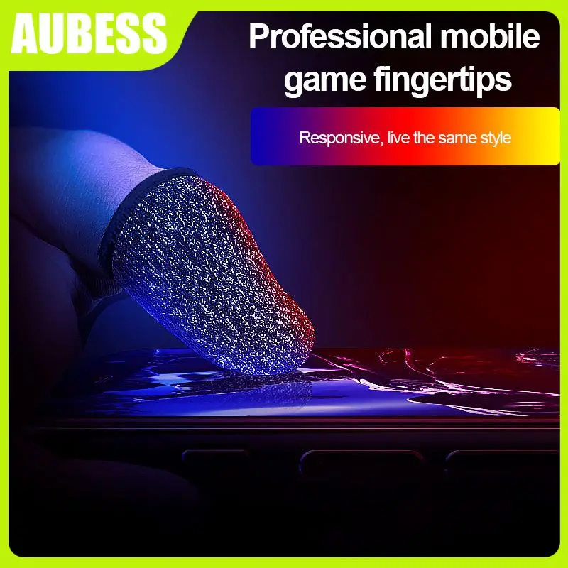 

Ultra-thin Gaming Finger Sleeve Lightweight Finger Cots High Sensitivity Thumb Fingertip Sleeves Sweatproof For Pubg For Gamer