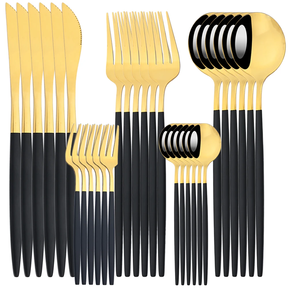 S Stainless Steel Knife Forks Cake Teaspoons Mirror Dionnerw