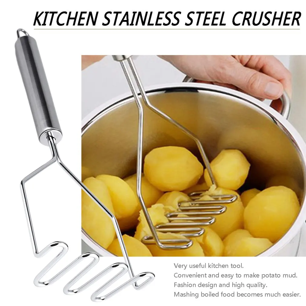 Новинка 2018 многофункциональная давилка из нержавеющей стали для картофеля форма
