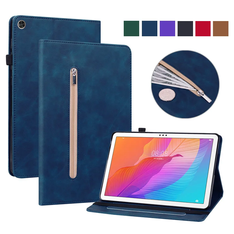 

Чехол Funda для Huawei Matepad T10 T10s, Модный чехол из искусственной кожи на молнии, кошелек, чехол для Huawei Matepad T 10 T10 s, чехол, оболочка