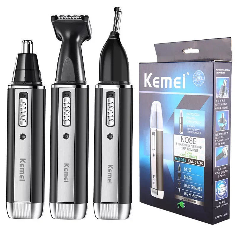 

All in one grooming kit rechargeable electric razor for men electric shaver hair trimmer ear,beard,eyebrow, face shaving machine