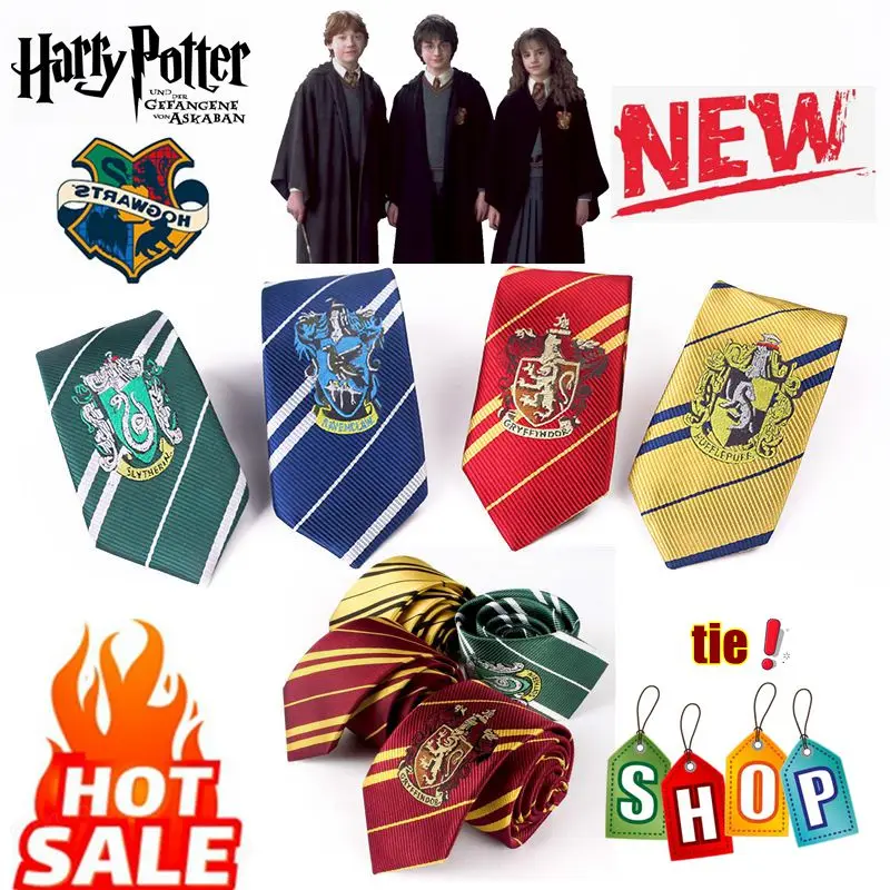 Аксессуары HarryyPotter Гриффиндор/Слизерин/Поттер галстук консервативный