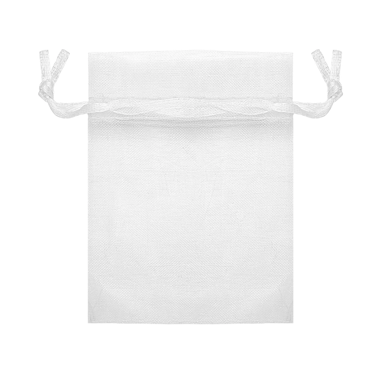

100PCS Drawstring Gift Bags Practical White Beautiful Delicate Wrap Pouches for Jewellery Gift