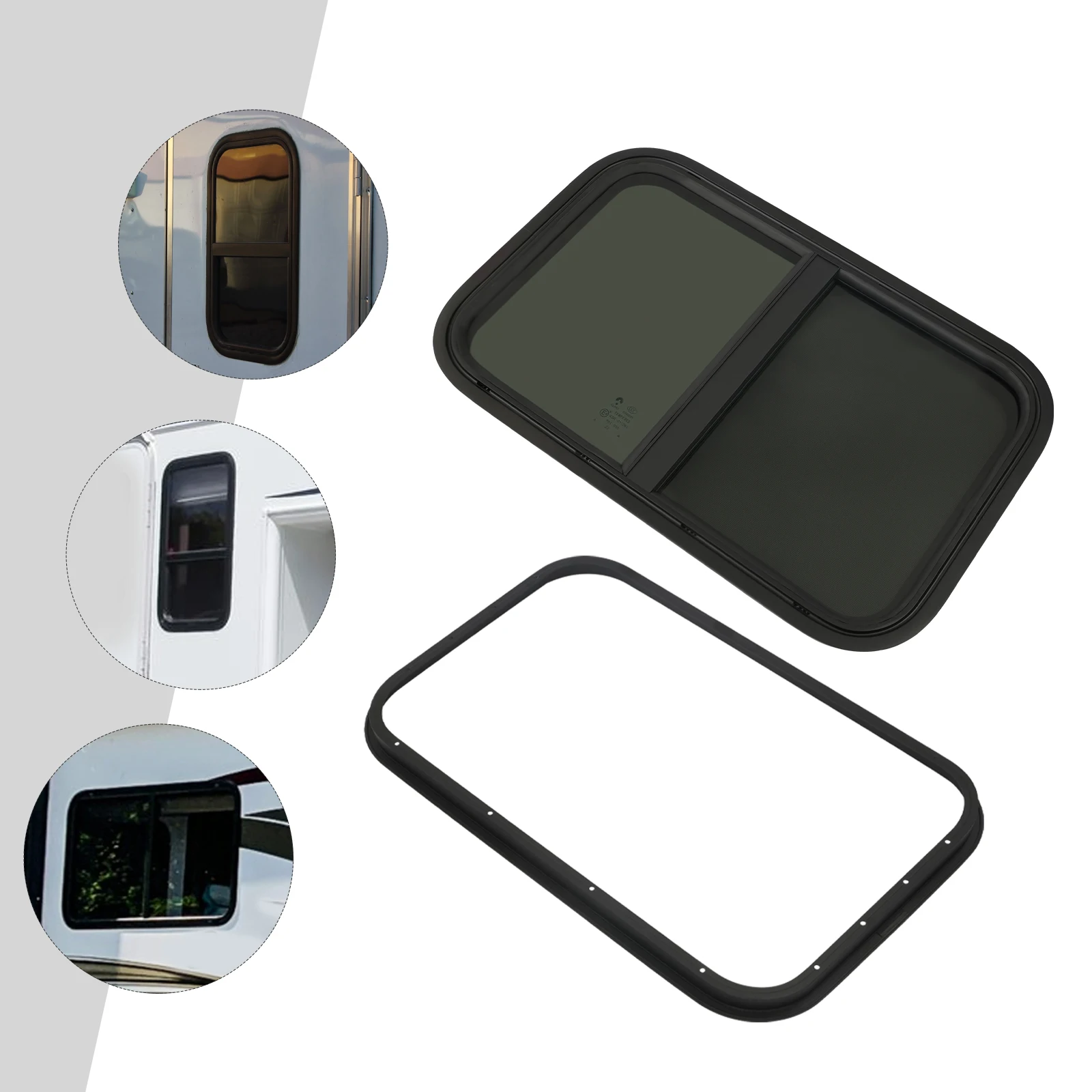 

Замена окна RV 24x15 дюймов, Круглый Угловой слайд с насекомым экраном для трейлера, жилого автофургона, Строительная техника