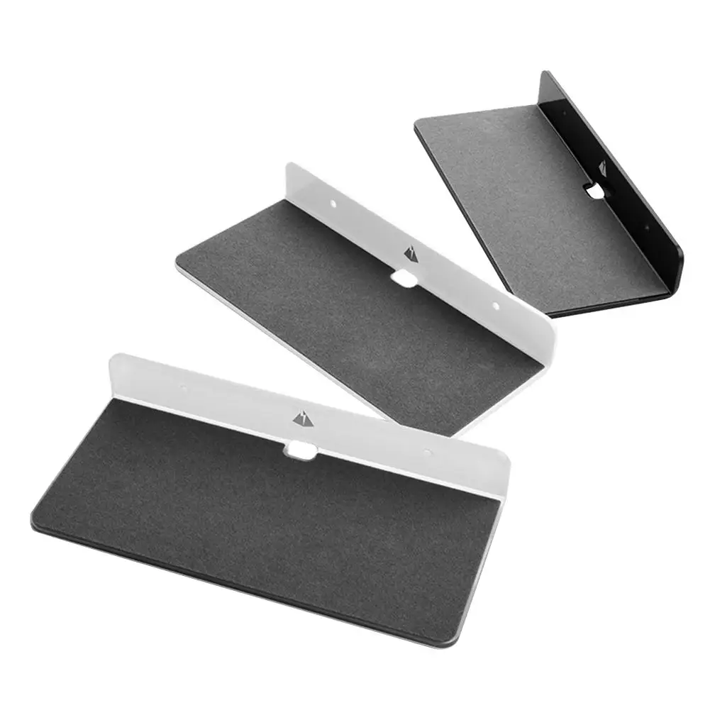 

2 Pcs Bluetooth Speaker Bracket Home Wall Mount Decoration Storage Finishing Rack Anti-slip Multifunctional Shelf