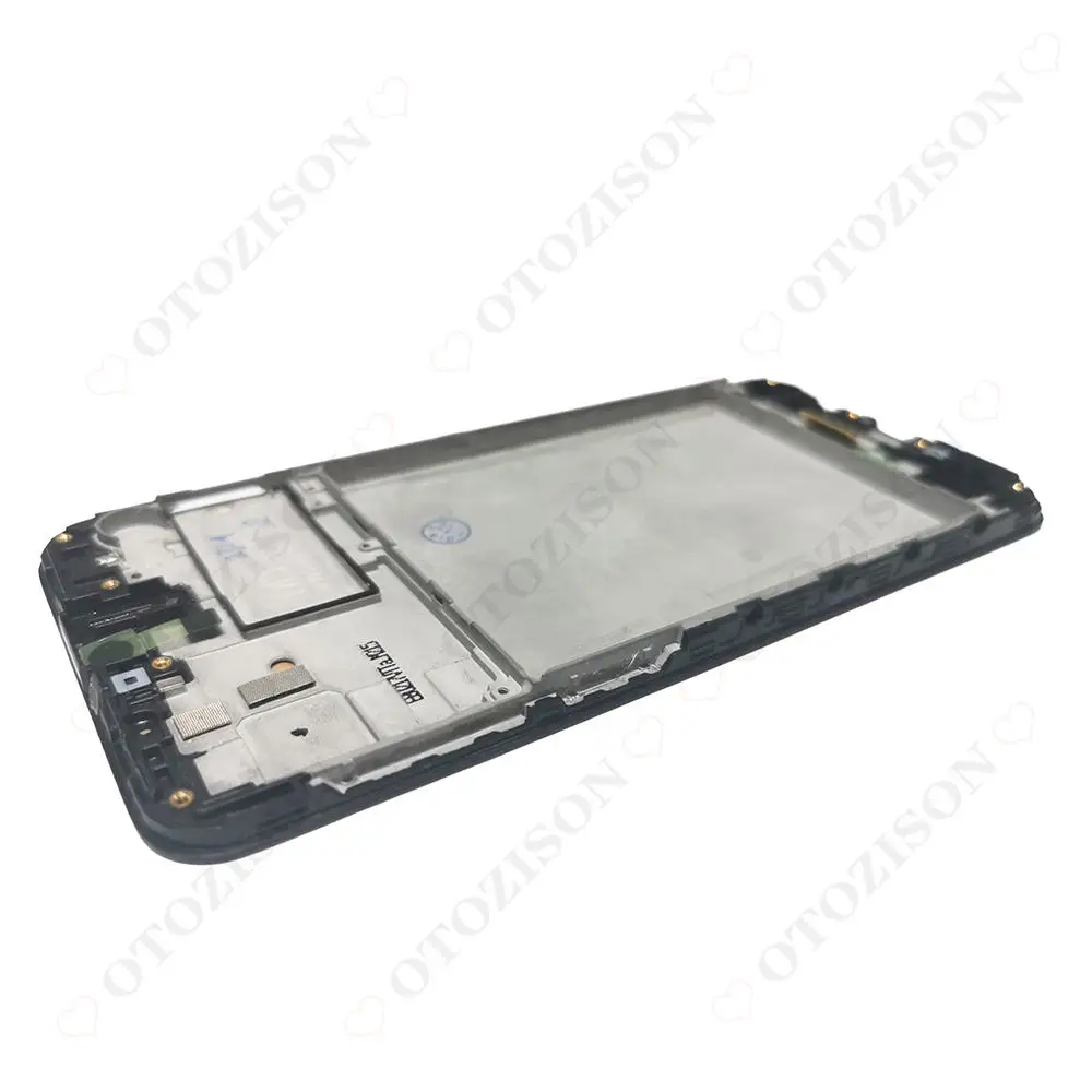Ceny Super AMOLED M215 LCD Do SAMSUNG Galaxy M21 2020 SM-M215F/DS Wyświetlacz Z Ramką Ekran LCD Dotykowy Czujnik Digitizer Zgromadzenie
