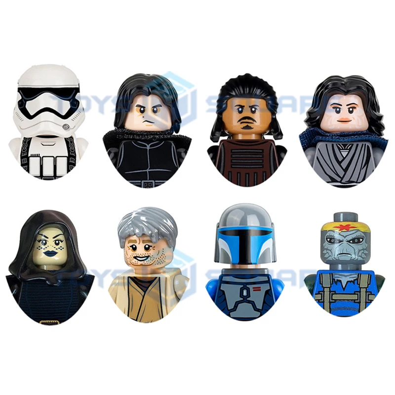 

Первый заказ, модель Kylo Ren Tasu Leech Naare Barriss Offee, Оуэн Ларс, Турк fтакже, строительные блоки, семейный набор, подарки, игрушки