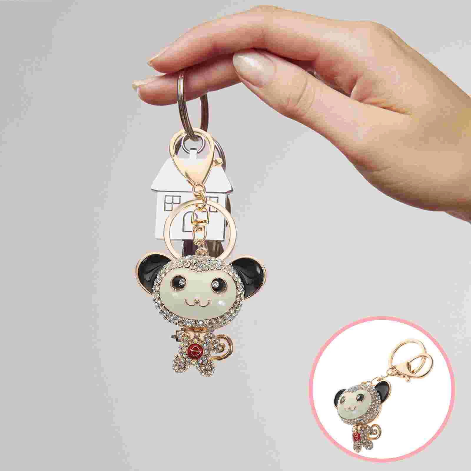 

Pendant Monkey Keychain Miss Keychains Car Keys Keyring Zinc Alloy Hanging Keyrings