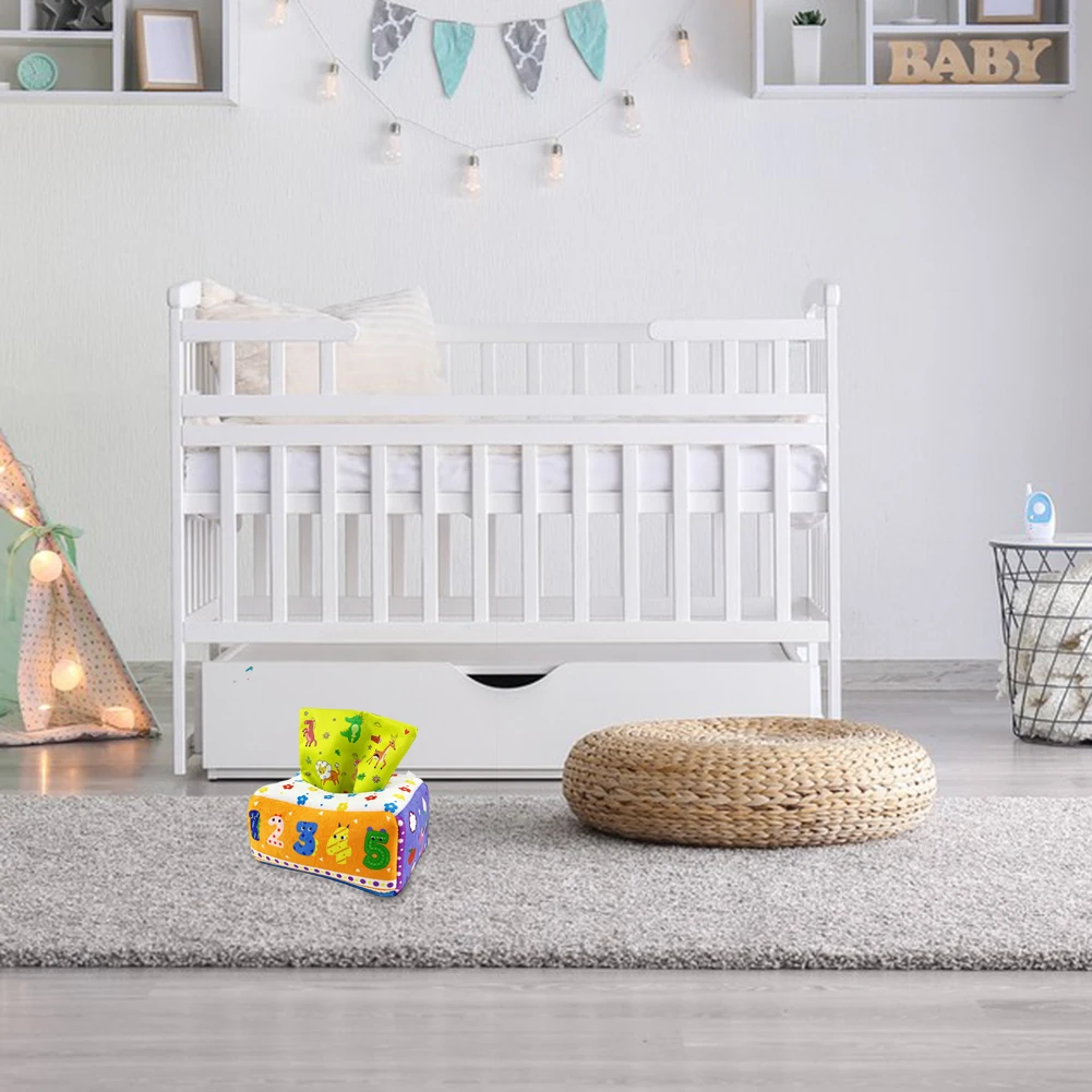 

Unbreakable Baby Tissue Box Toy Tear-resistant Montessori Toys For Boys Girls