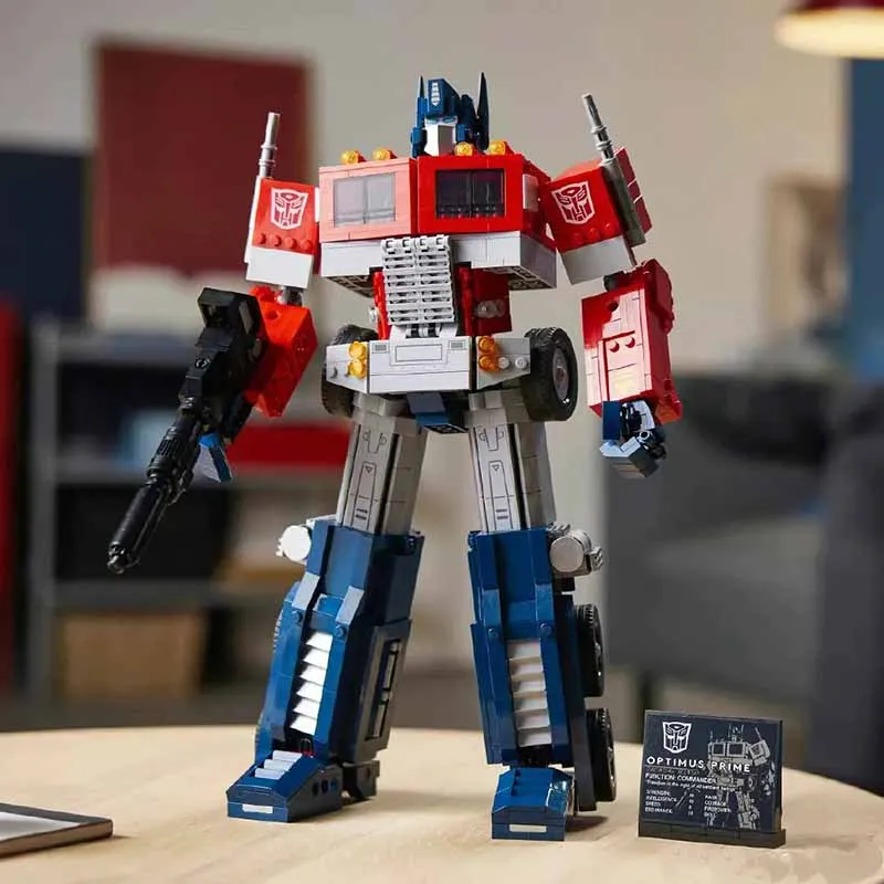 

2023 Technical Creative Optimiius Prime Robot Car Building Blocks Model Compatible 10302 1508 Pcs Bricks Set Toys For Boy Gift