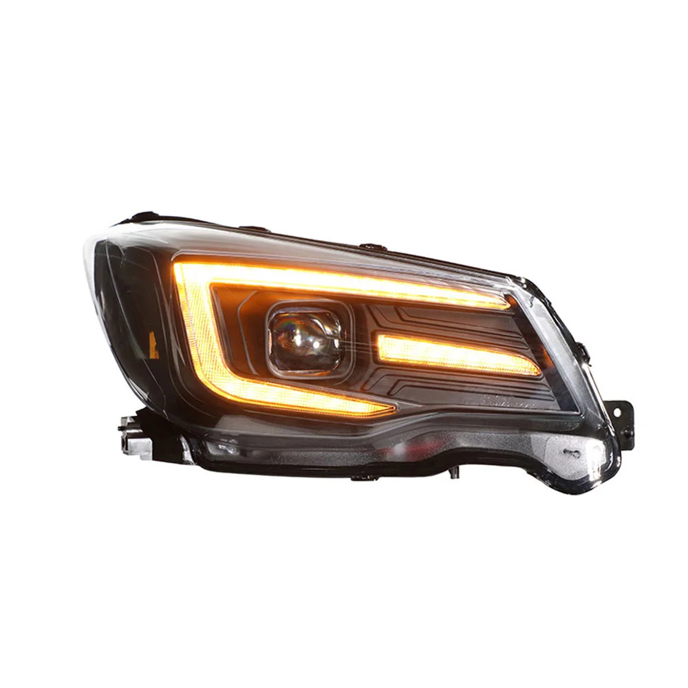 

Car Front Headlight for Subaru Forester 2013-2016 HeadLamp Styling Dynamic Turn Signal Lens Automotive Accessories Assembly 2PCS