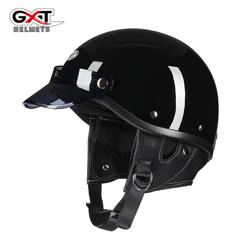 

Women Half Helmet Motorcycle Helmets Bicycle Vehicle Scooter Cycling Lightweight Moto Bike Safety Cap Capacete Men DOT Approved