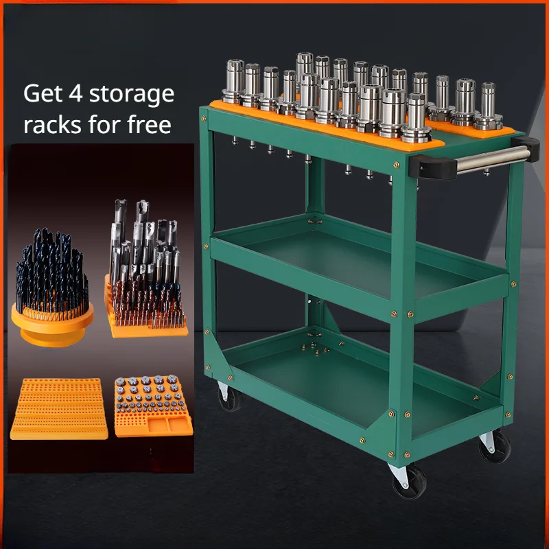 CNC Storage Tooling Workshop Tool Cart Turning Machining Organizer Tools Garage Accessories Wrench Cabinet Trolley Mechanical