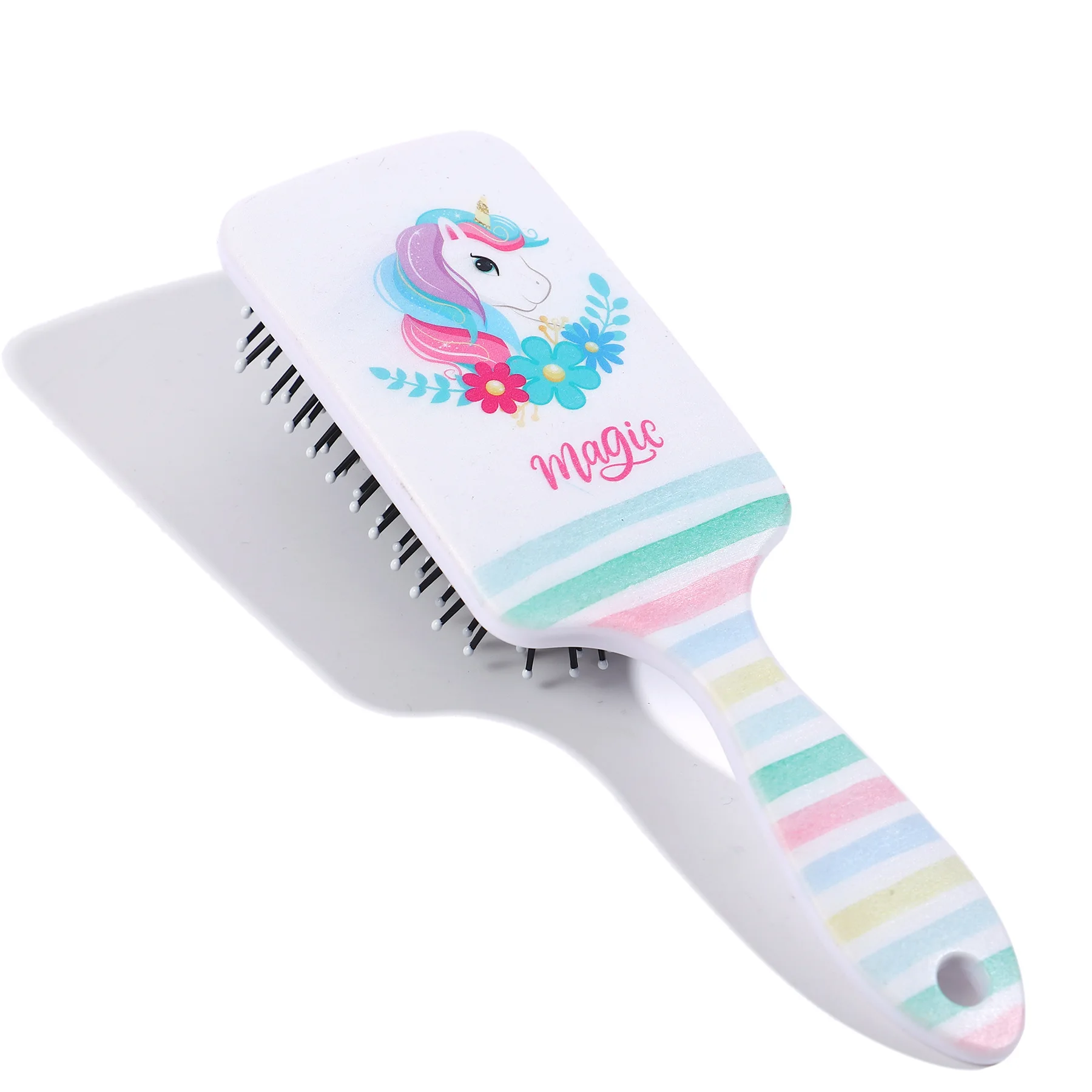 

Wholesale Cartoon Cute Unicorn Dinosaur Panda Airbag Comb Plastic Printing Air Cushion Comb Massage Hair Comb Unicorn Hair Brush