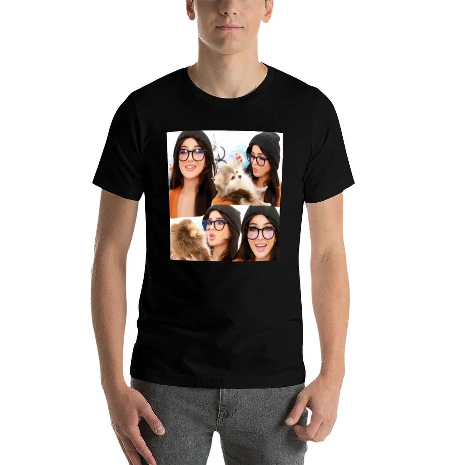 Фото Футболка Sssniperwolf Cozy Collage, легкая спортивная футболка с коротким рукавом. №4
