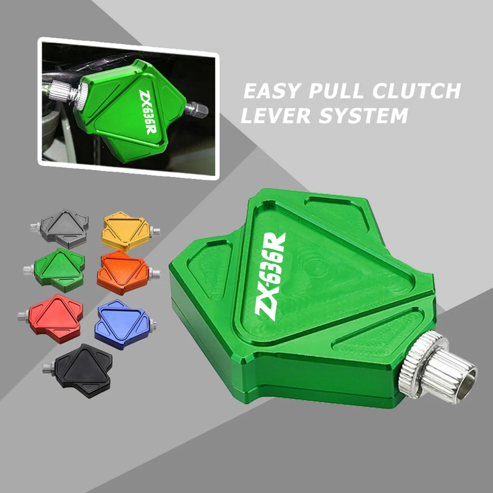 

ZX636R Motorcycle Accessories CNC Stunt Clutch Lever Easy Pull Cable System For Kawasaki ZX 636 R ZX 636R