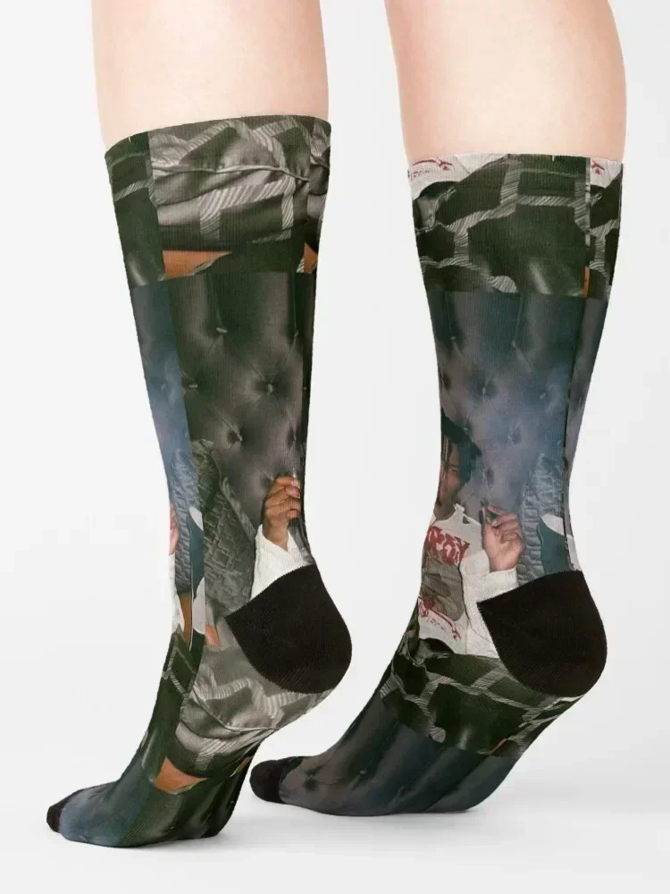 Фото Self Titled Playboi Carti Design Носки Рождественские счастливые носки Мужские женские №4