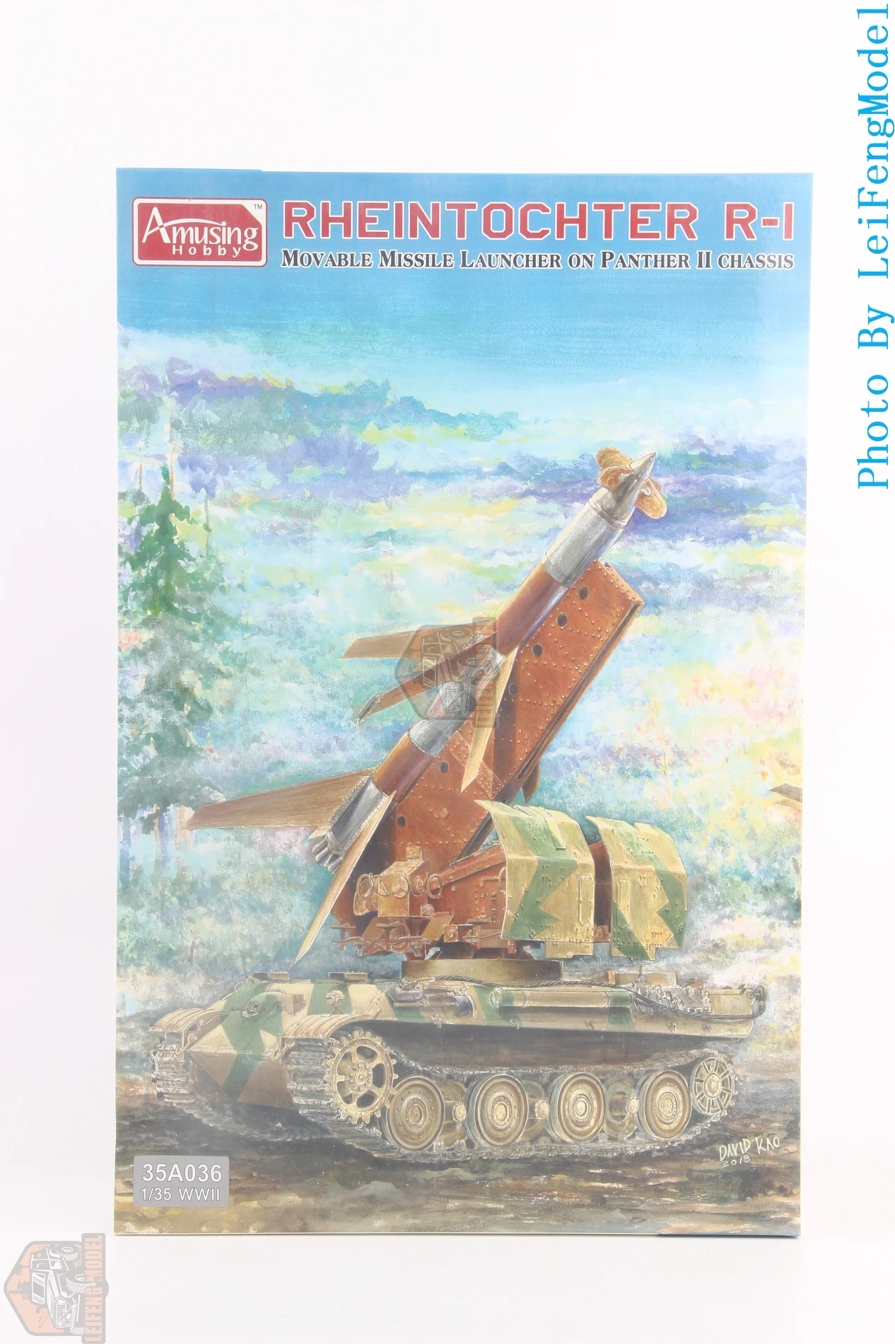 

Amusing Hobby 35A036 1/35 Rheintochter R1 Missile Launcher on Panther II Chassis Model Kit