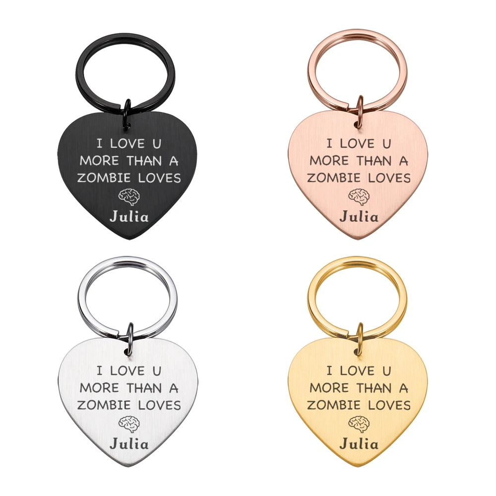 

Custom Lover Keychains Souvenirs Love Gifts Girlfriend Engraved Name Keychain for Home Keys Couple Valentine Gift for Boyfriend