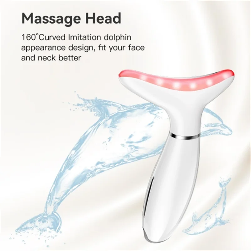 Массажер для лица и шеи с 3 цветными бриллиантами