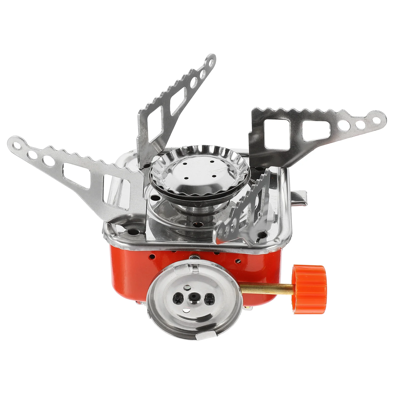 

Foldable Cassette Gas Stove Stainless Steel Furnace Portable Burner Square Shape Outdoor Camping Picnic Cooker