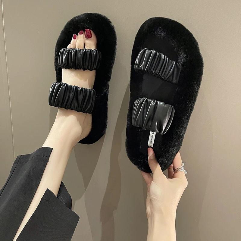 

Тапочки Mao, женская одежда 2022, новые модные домашние хлопковые тапочки на плоской подошве для осени и зимы, женские зимние тапочки Mao MaoSlippers