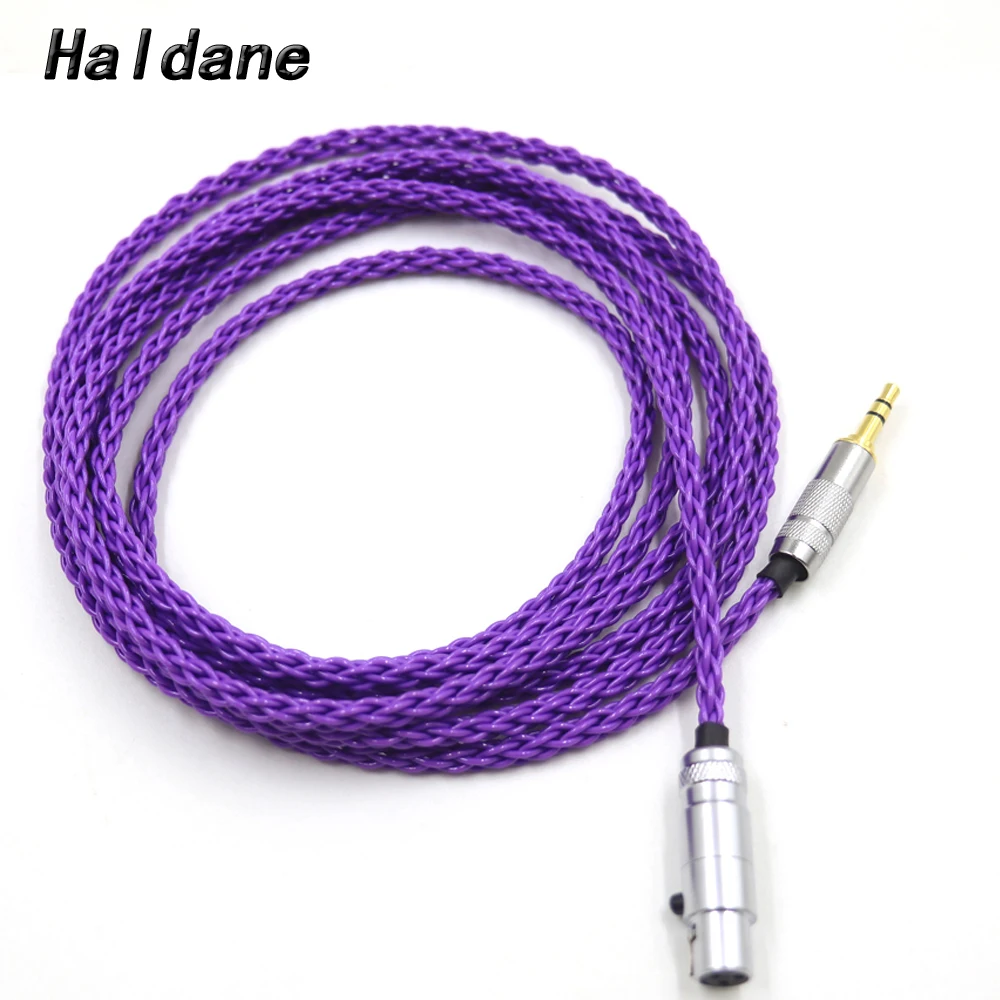 

Haldane HIFI 7N OCC Silver Plated Headphone Upgraded Cable for K240 K242 K271 K272 K702 Q701 DT1990pro DT1770pro Headphones