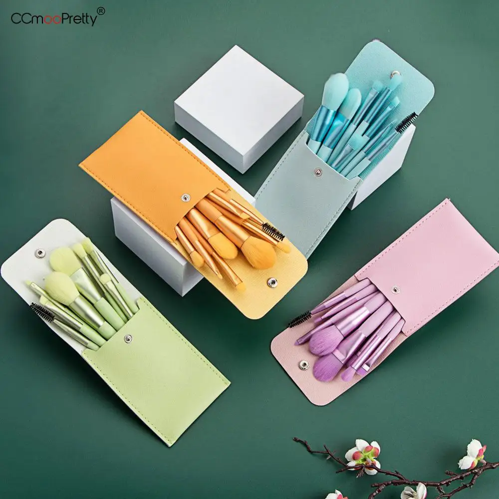 

CCmooPretty 8PCS Makeup Brush Set Soft And Not Stinging Loose Powder Brush Nose Eye Shadow Brush Lip Brushes Maquillaje Tools