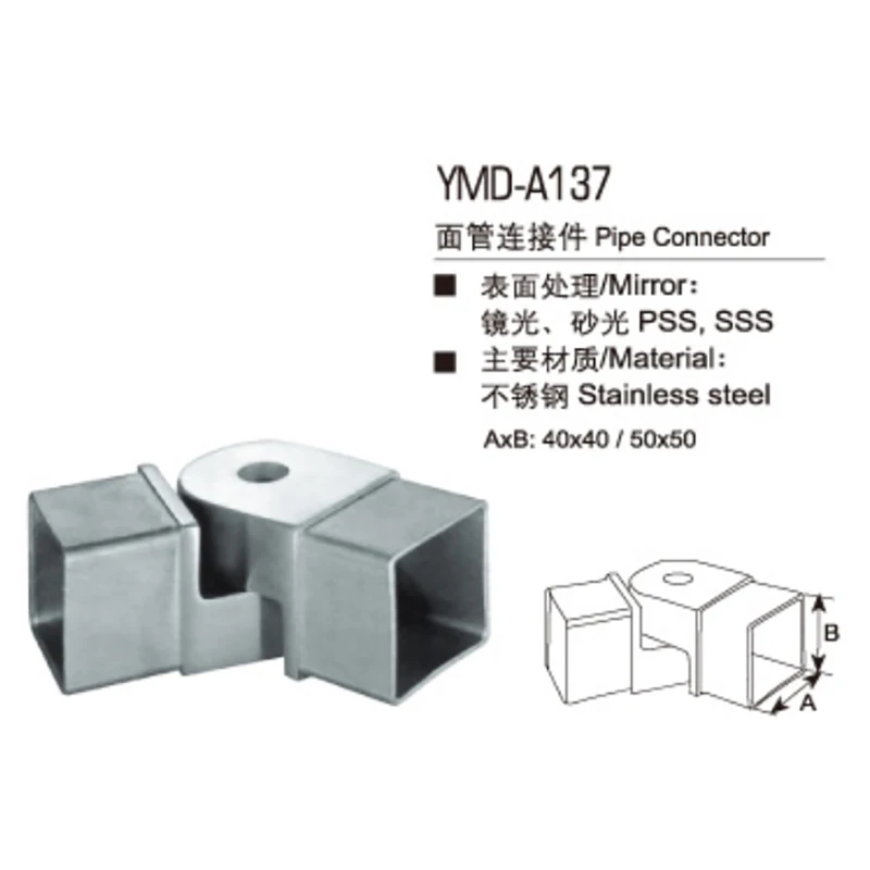 

Поручни из нержавеющей стали 304, поручни для лестницы, универсальное соединение, Тяговая круглая труба, герметичная крышка, аксессуары для соединения поручней