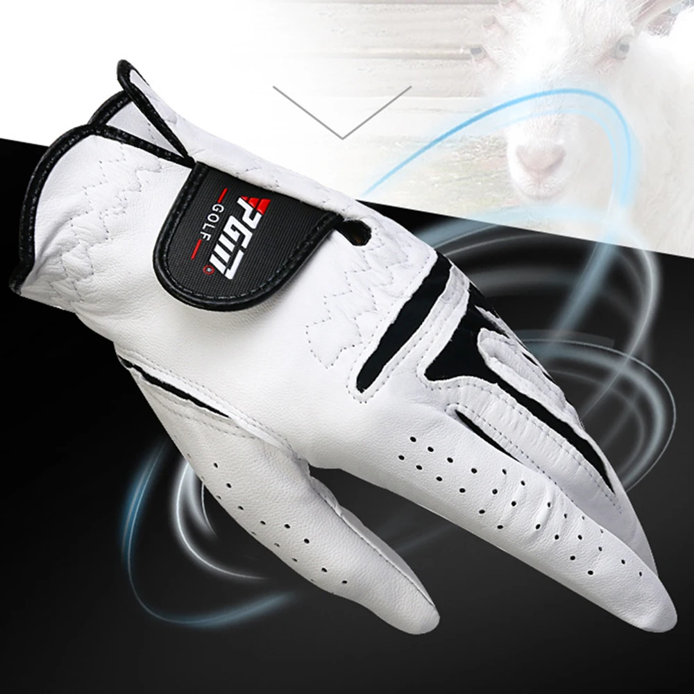 

PGM Golf Gloves Sheepskin Men's Left and Right One-handed Sports Gloves Durable and comfortable New 2023