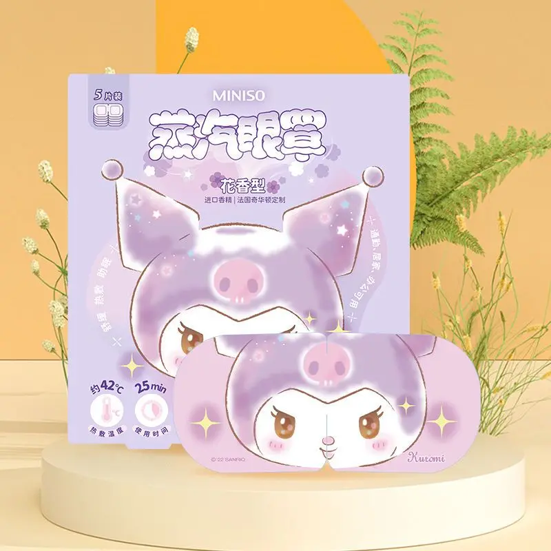 

Cartoon Eye Patch Kawaii SPA Steam Eye Mask Hot Compress Relieve Eyes Fatigue Constant Temperature Heat Office Lunch Break Relax